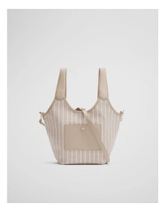 Lottie Bucket Crossbody Bag in Birch