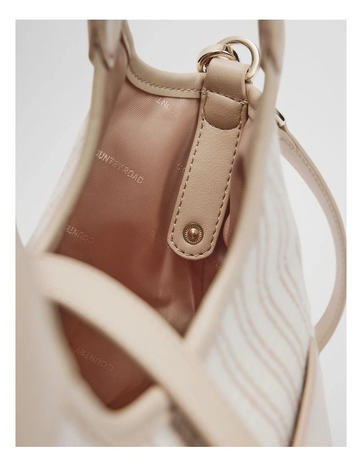 Lottie Bucket Crossbody Bag in Birch image 3
