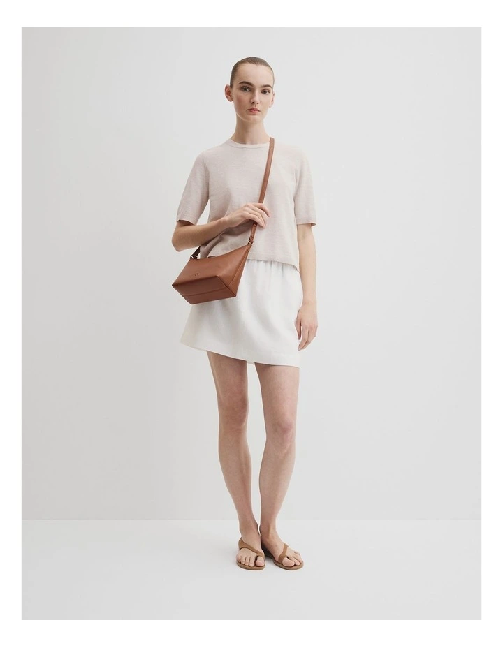 Lila Crossbody Bag in Tan image 2