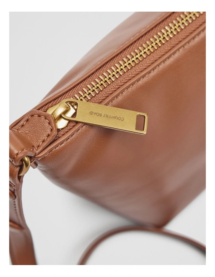 Lila Crossbody Bag in Tan image 4