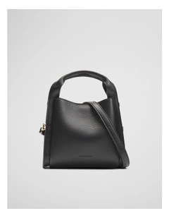 Mini Middle Zip Cbody in Black