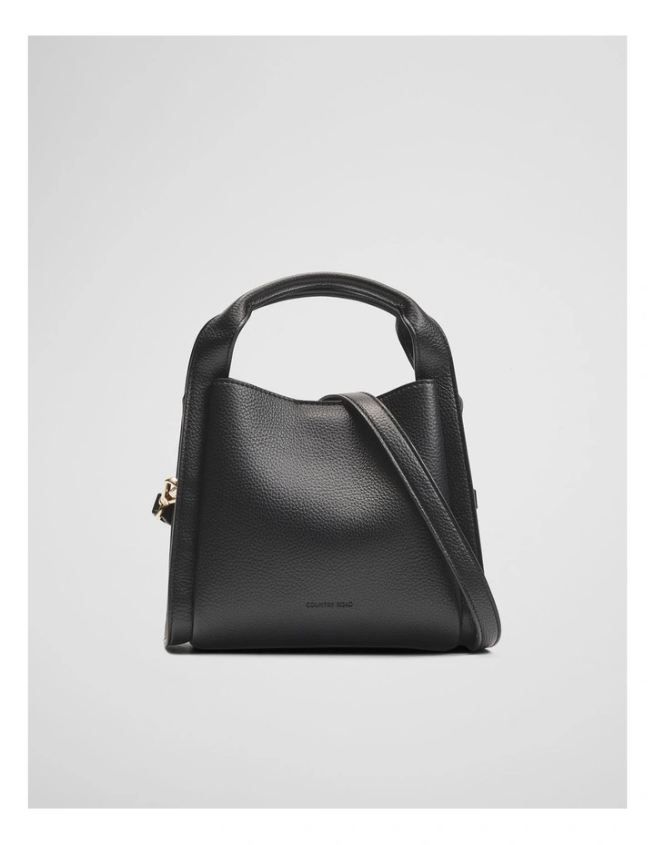 Mini Middle Zip Cbody in Black image 1