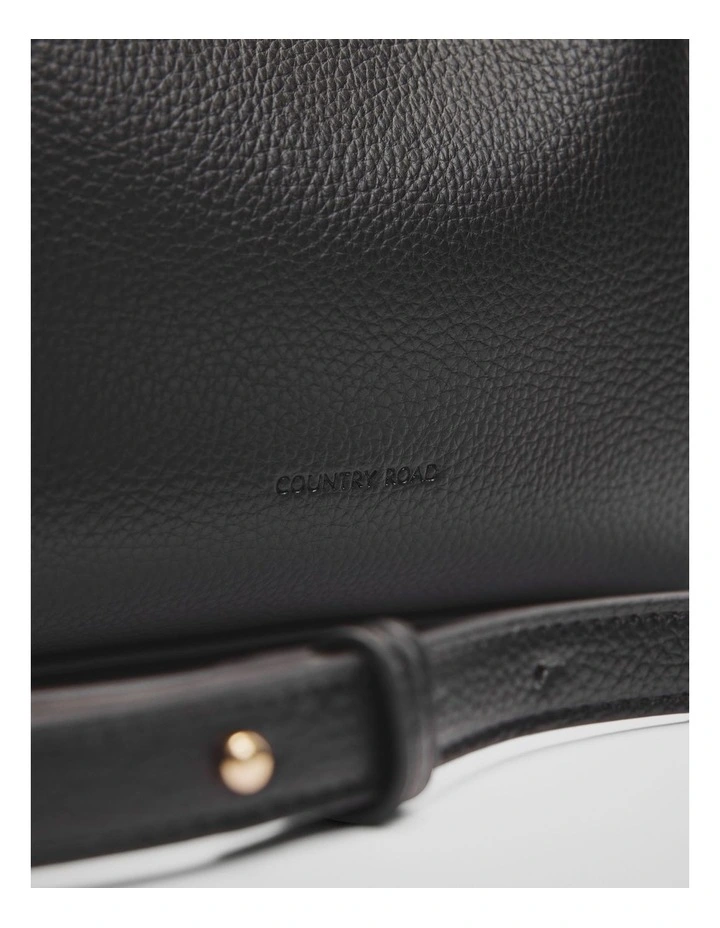 Mini Middle Zip Cbody in Black image 3