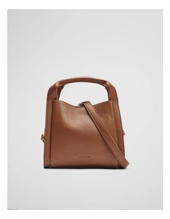 Mini Middle Zip Cbody in Tan