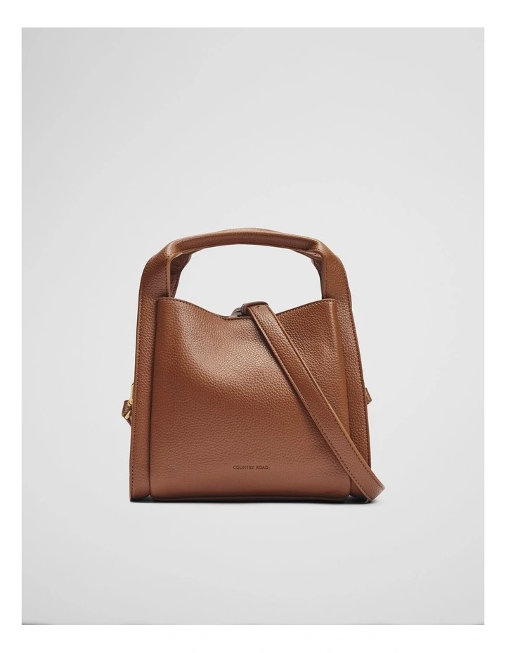 Mini Middle Zip Cbody in Tan image 1