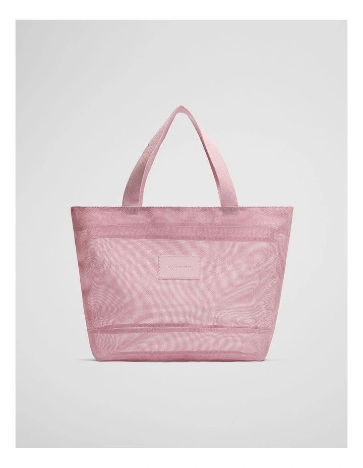 Mesh Shopper in Dawn Pink image 1