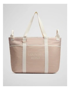 Oversized Beach Bag in Sand