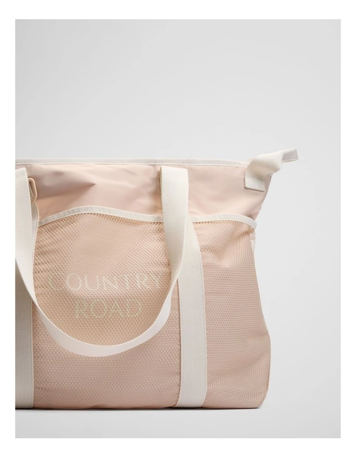 Oversized Beach Bag in Sand image 3