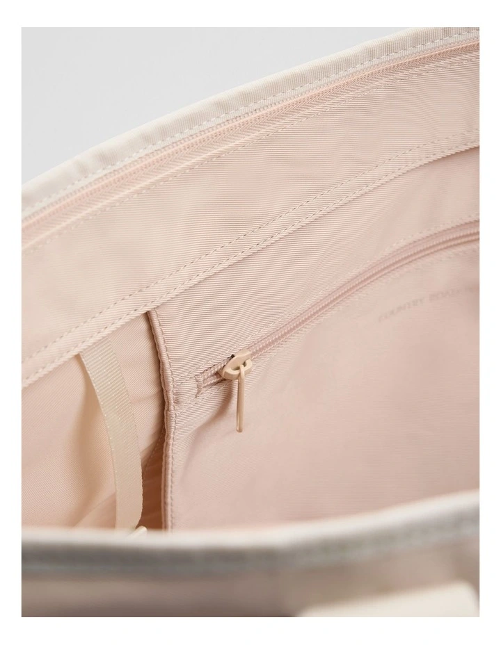 Oversized Beach Bag in Sand image 4