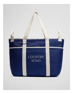 Oversized Beach Bag in Navy