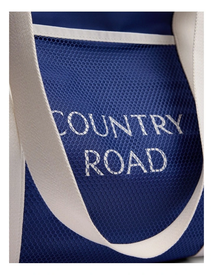 Oversized Beach Bag in Navy image 3