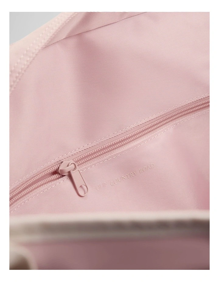 Oversized Beach Bag in Ballet Pink image 4