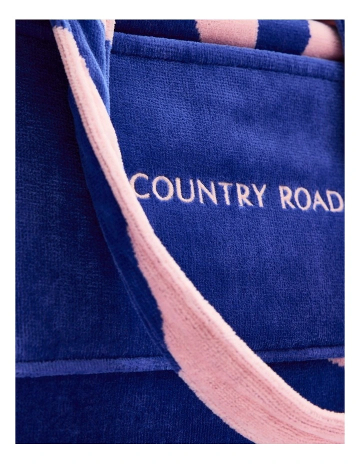 Country Road X Julie White Terry Print Tote in Dawn Pink image 3