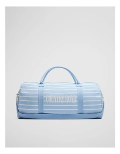 Embroidered Heritage Tote in Cloud