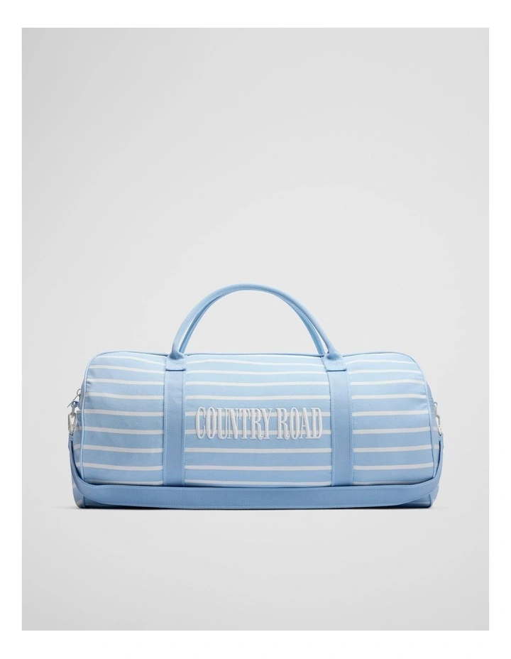 Embroidered Heritage Tote in Cloud image 1