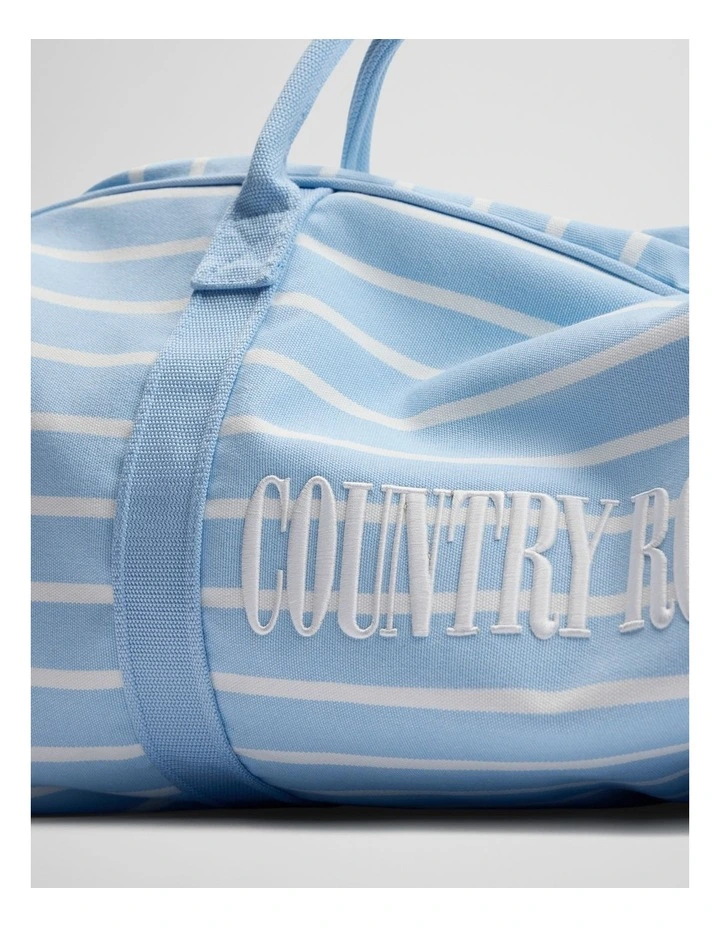 Embroidered Heritage Tote in Cloud image 4