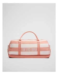 Embroidered Heritage Tote in Peach Pink