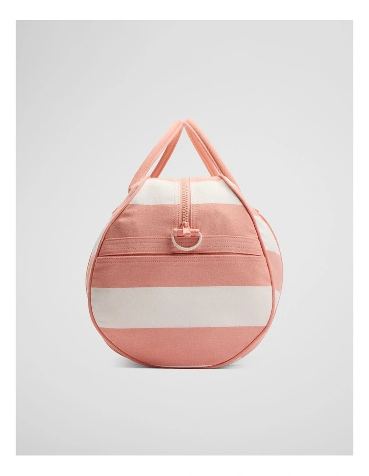Embroidered Heritage Tote in Peach Pink image 5
