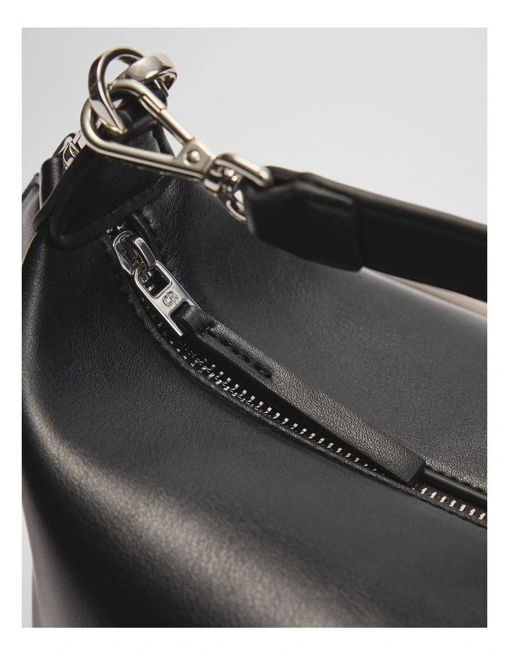 Nova Slouch Bag in Black image 4
