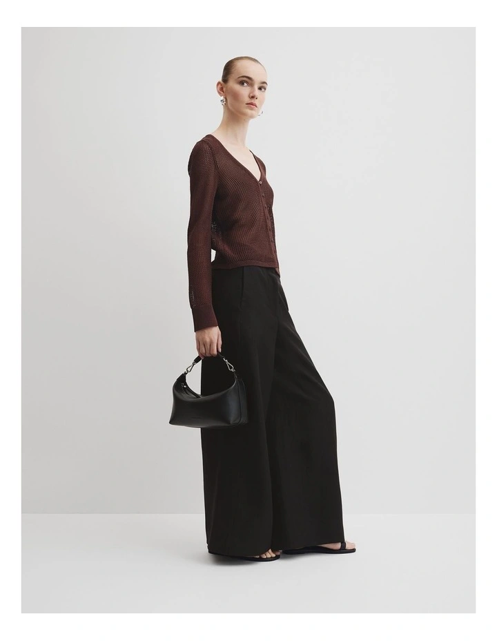 Nova Slouch Bag in Black image 5