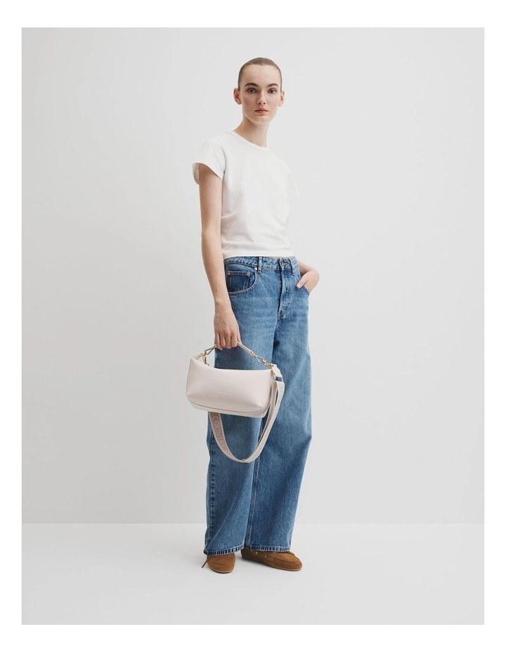 Nova Slouch Bag in Oyster image 2