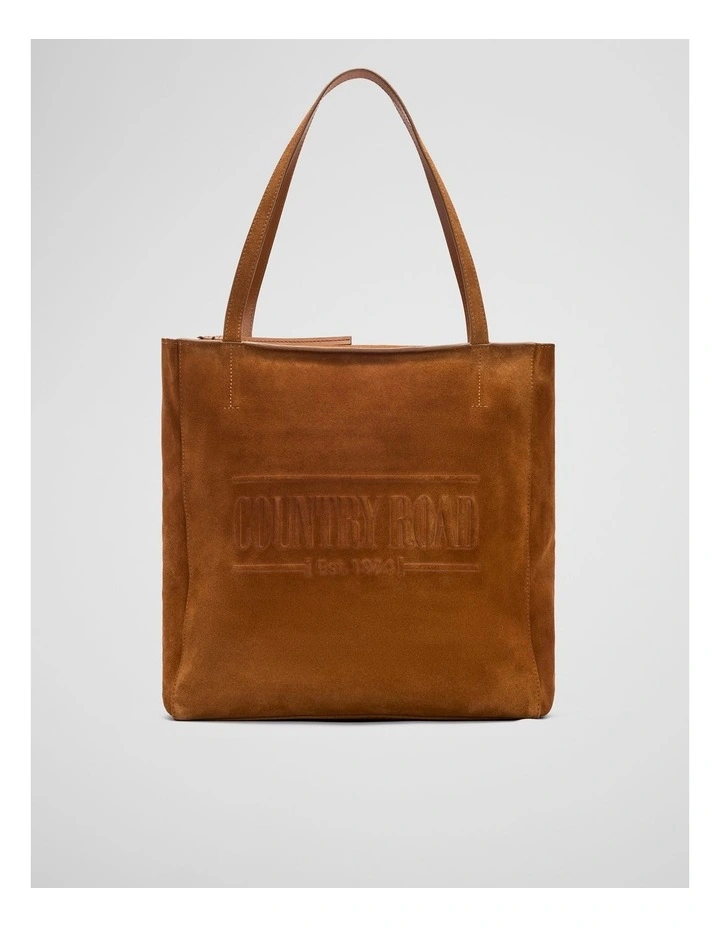 Suede Heritage Shopper in Tan image 1
