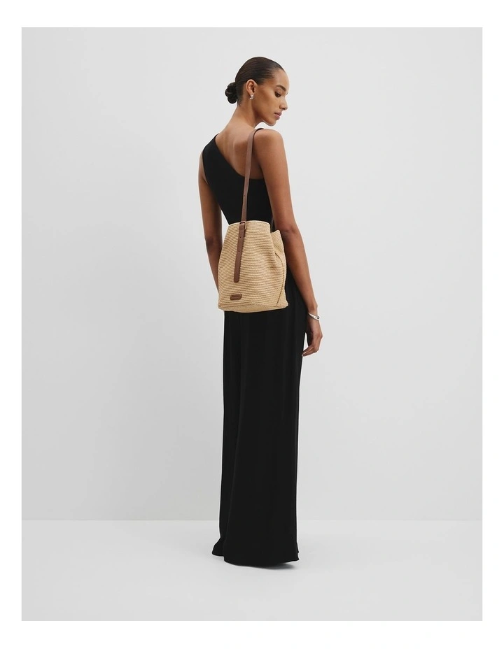 Olivia Bucket Bag in Natural image 2