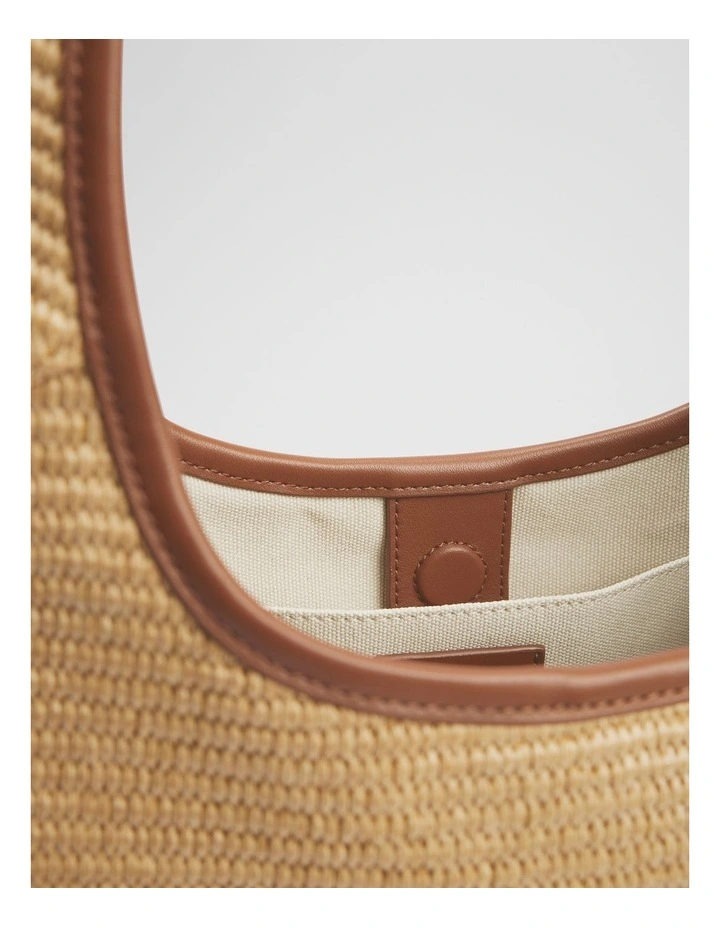 Lila Hobo Bag in Natural image 3