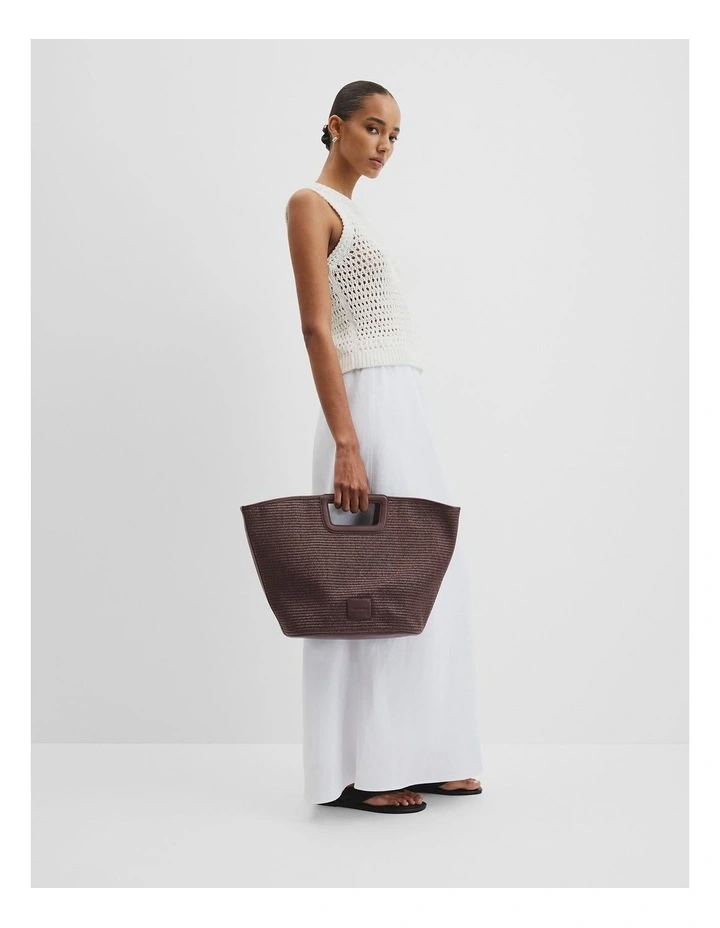 Top Handle Bag in Espresso image 2