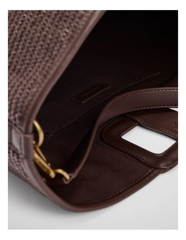 Top Handle Bag in Espresso image 3
