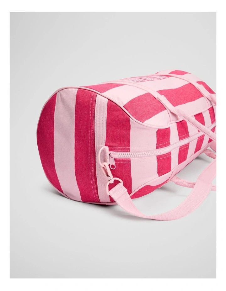 Australian Cotton Embroidered Heritage Tote in Crimson image 3