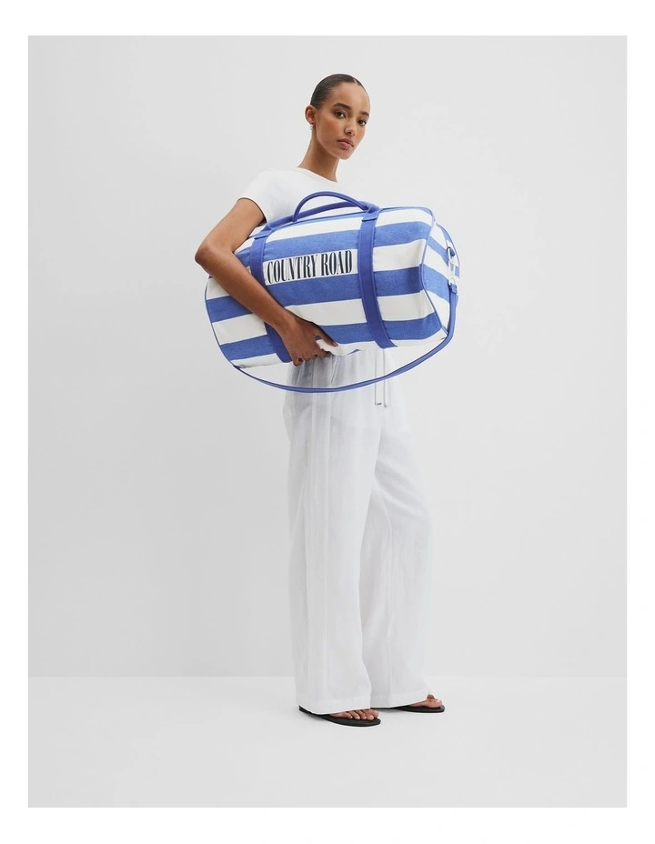 Australian Cotton Embroidered Heritage Tote in Yves image 2