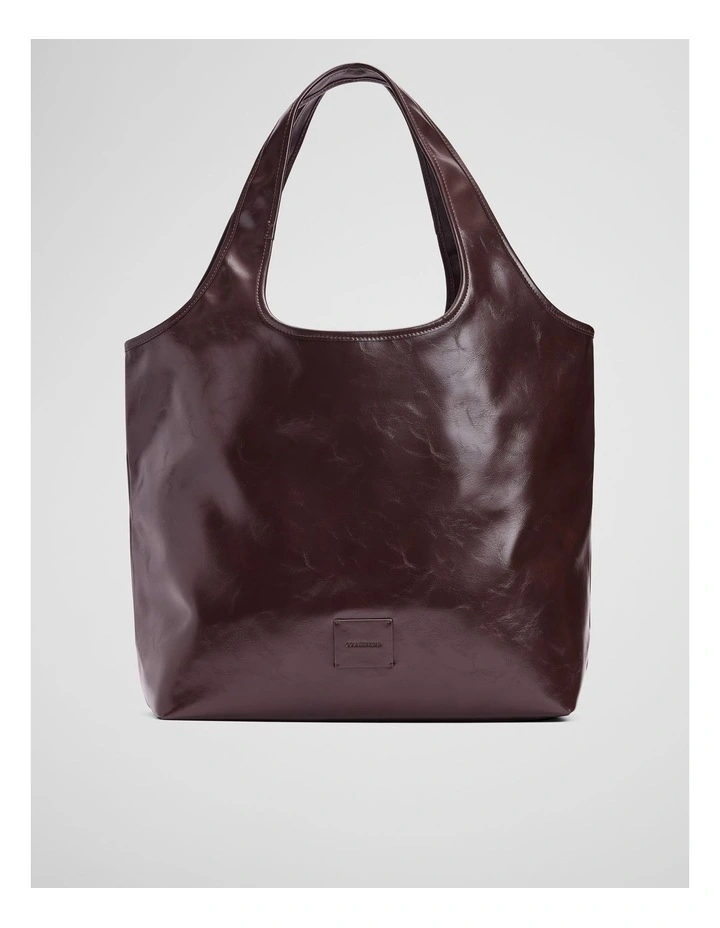 Hobo Shopper Tote Bag in Espresso image 1