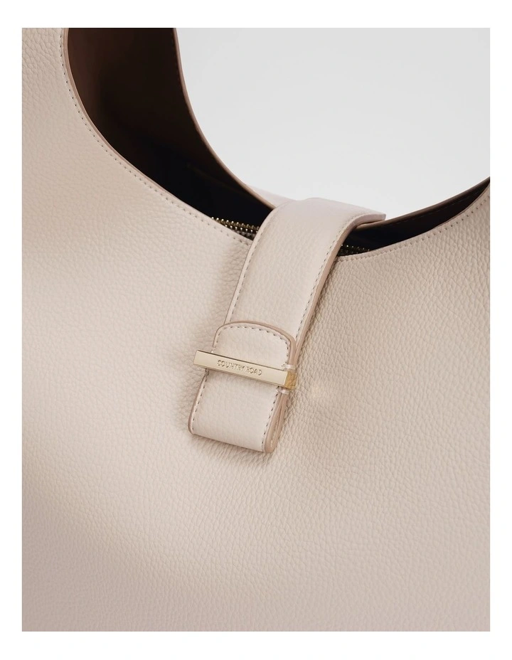 Essential Hobo Bag in Buff image 3