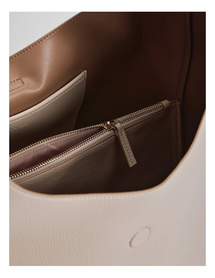 Essential Hobo Bag in Buff image 4