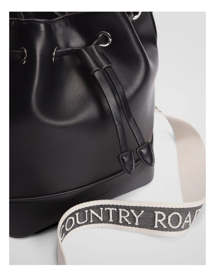 Classic Bucket Bag in Black image 3