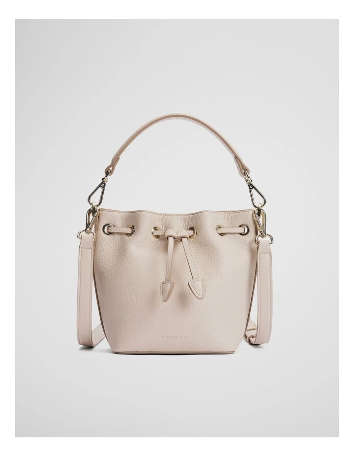 Mini Bucket Bag in Buff image 1