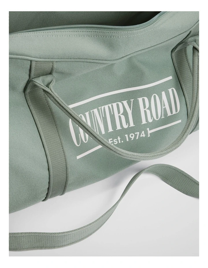 Australian Cotton Heritage Zip Canvas Tote in Bay Green image 3