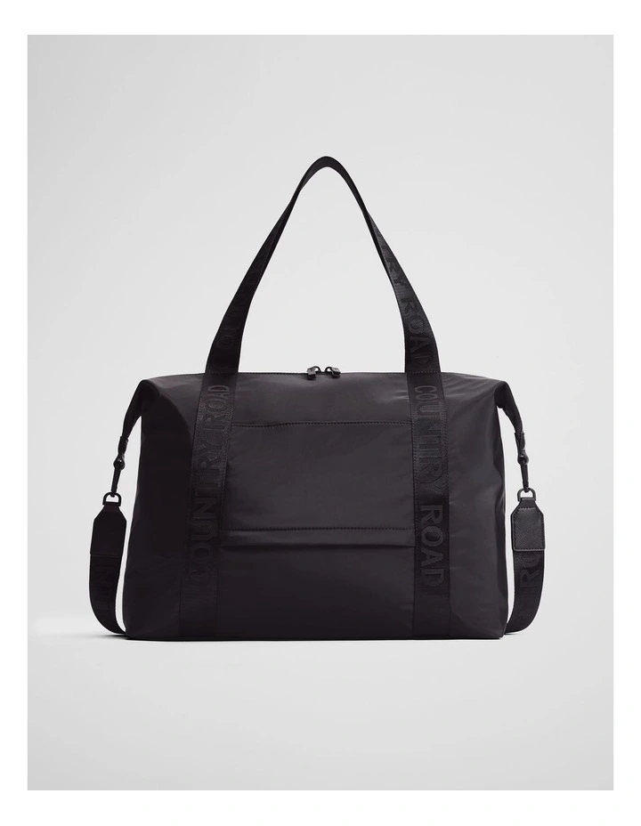 Soft Travel Tote in Black image 1