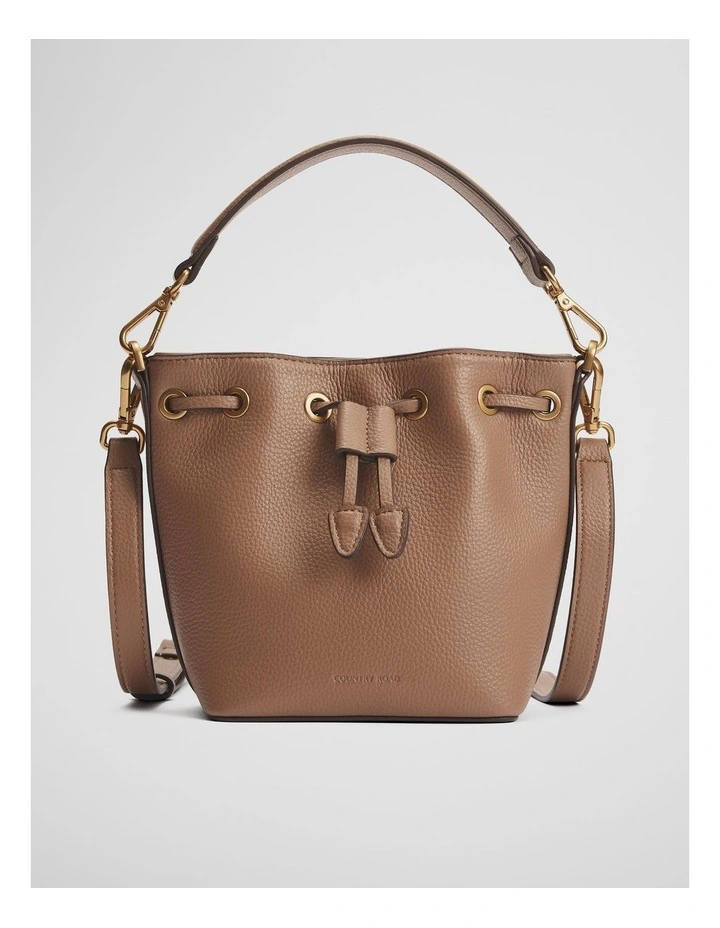 Mini Bucket Bag in Cognac image 1