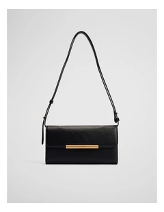 Wallet On Strap Crossbody Bag in Black