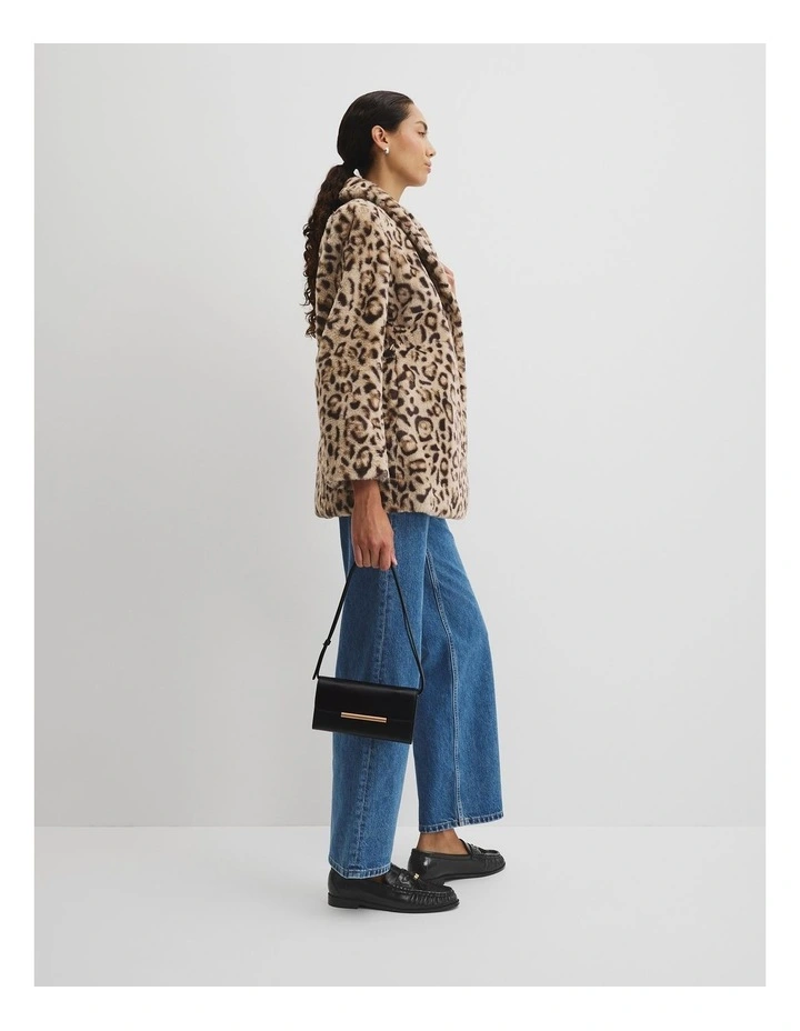 Wallet On Strap Crossbody Bag in Black image 2