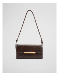 Wallet On Strap Crossbody Bag in Snake Multi