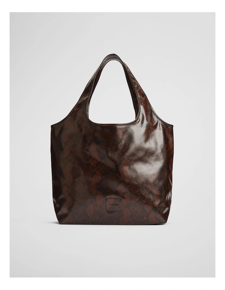 Hobo Shopper Bag in Snake Multi image 1