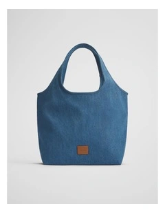 Hobo Shopper Bag in Denim
