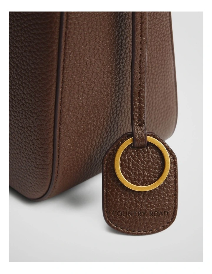 Foldover Shoulder Bag in Espresso image 4