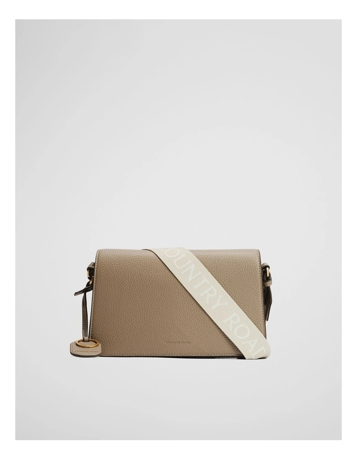 Foldover Crossbody Bag in Fawn image 1
