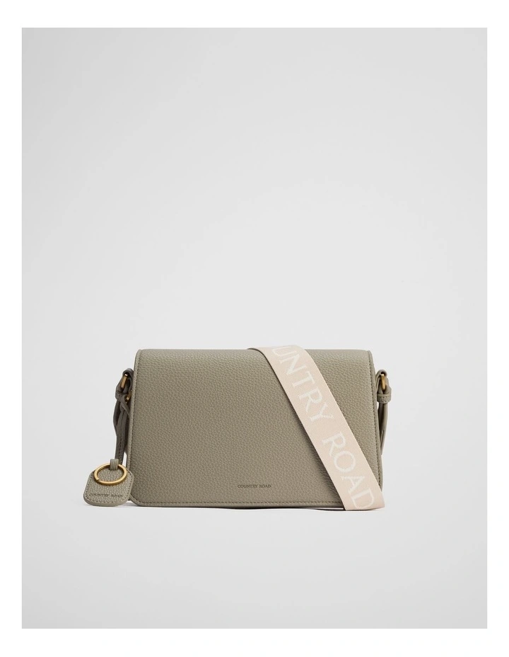 Cr Foldover Crossbody Bag in Light Sage image 1