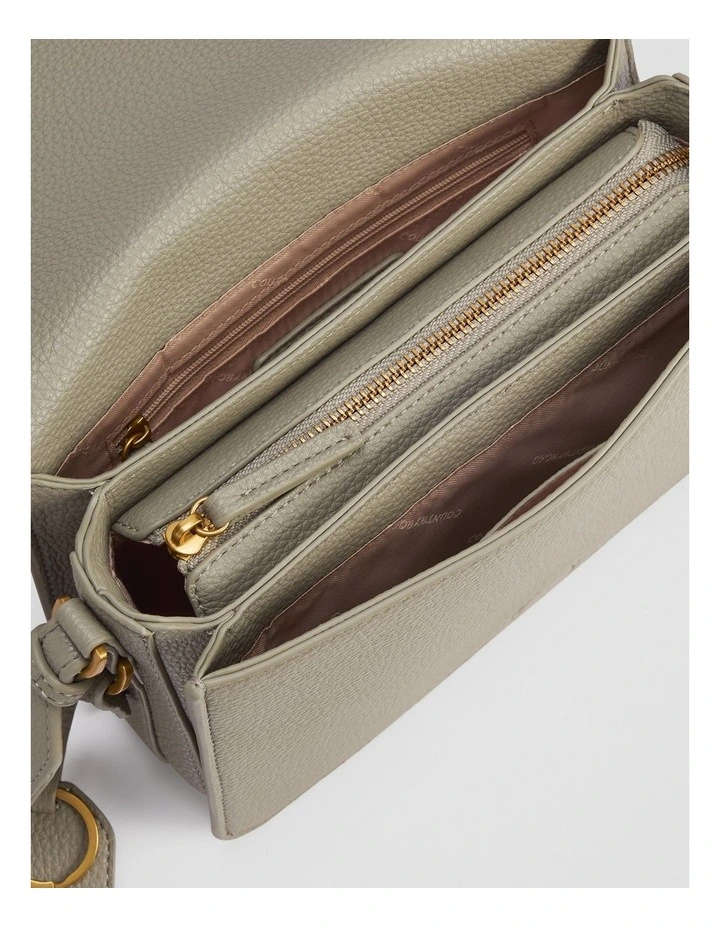 Cr Foldover Crossbody Bag in Light Sage image 4