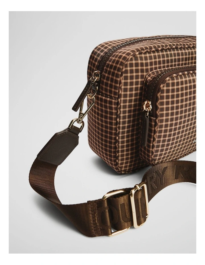 Recycled Polyester Soft Crossbody Bag in Cinnamon image 3